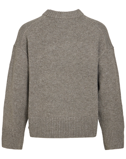 Vila - VISia O-Neck Knit Pullover - Falcon